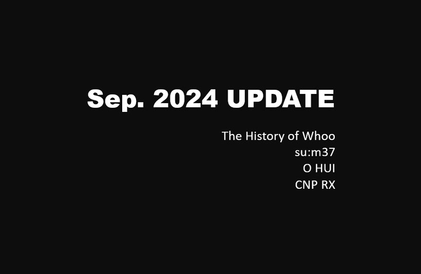 Sep. 2024 Update