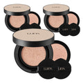 3 x LUNA Long Lasting Conceal Fixing Cushion Main+Refill 23M Medium Beige 13.5g
