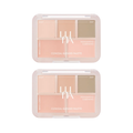 2 x LUNA Conceal Blender Palette 6g #1 Clear Cover