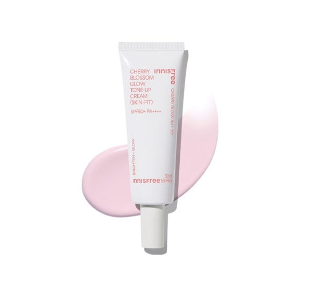 innisfree Jeju Cherry Blossom Glow Tone-up Cream Skin-Fit 50ml from Korea, innisfree Jeju Cherry Blossom Glow Tone-up Cream Skin-Fit 50ml from Korea_1