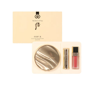 The History of Whoo Gongjinhyang:Mi Luxury Glow Pressed Powder #1 July 2024 Set (3 Items) from Korea