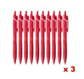 30 x Jetstream Ballpoint Pen 0.5mm SXN-150 Red - Smooth Writing, Reliable Ink Flow