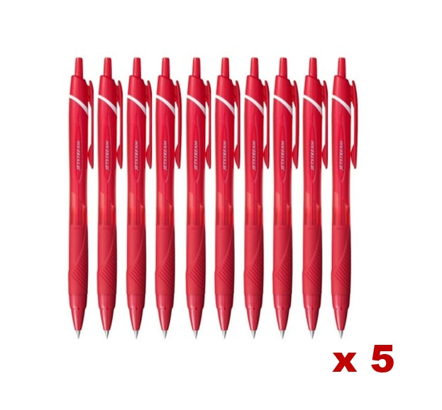 50 x Jetstream Ballpoint Pen 0.5mm SXN-150 Red - Smooth Writing, Reliable Ink Flow