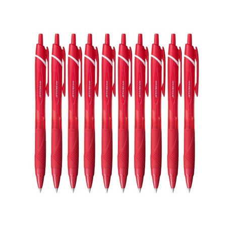 10 x Jetstream Ballpoint Pen 0.5mm SXN-150 Red - Smooth Writing, Reliable Ink Flow