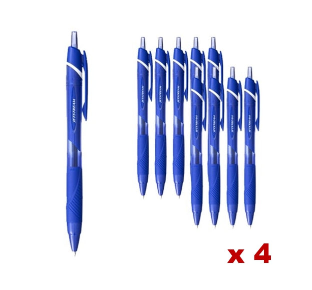 40 x Jetstream SXN-150-07 Ballpoint Pen, 0.7mm Blue - Smooth Writing