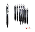 30 x Jetstream SXN-150-10 Ballpoint Pen 1.0mm Black - Smooth, Quick-Drying Ink