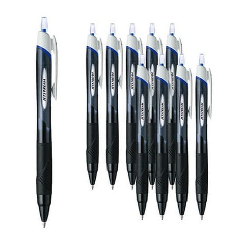 10 x Jetstream SXN-150-10 Ballpoint Pen 1.0mm Blue - Smooth, Quick-Drying Ink