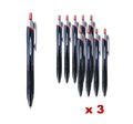 30 x Jetstream SXN-150-38 0.38mm Ballpoint Pen, Red