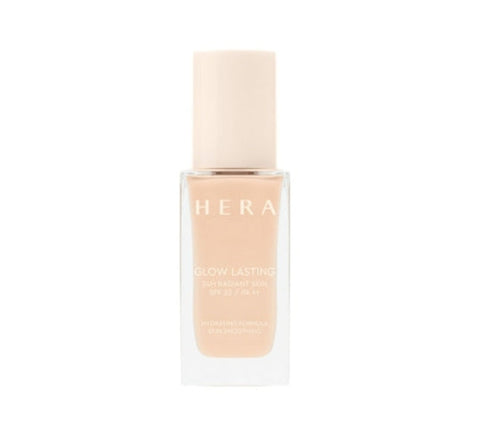 HERA Glow Lasting Foundation 24H Radiandt Skin 30g, SPF22/PA++, 8 Colours from Korea + Sample(1 Item)