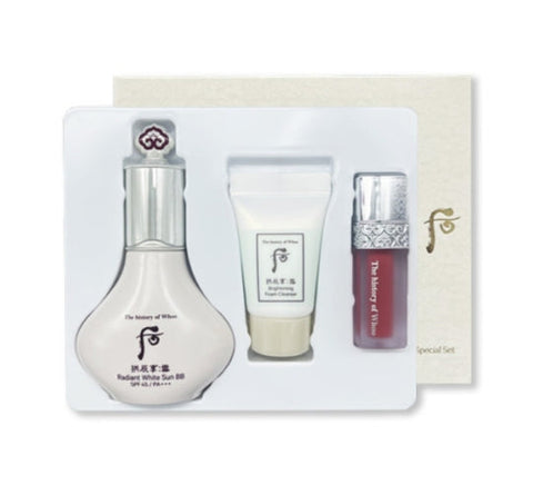 The history of whoo Gongjinhyang:Seol Radiant White BB Sun June 2024 Set (3 Items) from Korea_MA