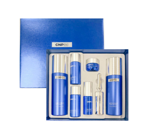 CNP Rx Blue Microlift July 2024 Set (7 Items) + Samples (60 pcs) from Korea