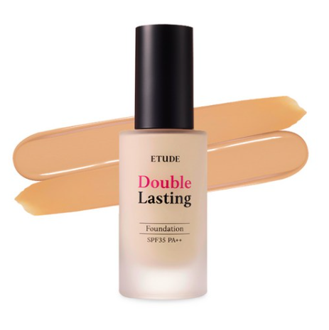 ETUDE Double Lasting Foundation, SPF35 PA++, 12 Colours from Korea