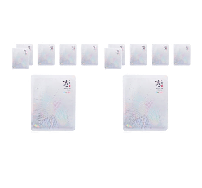 12 x Sooryehan White Ginseng Brightening Mask from Korea
