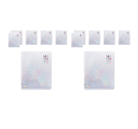 12 x Sooryehan White Ginseng Brightening Mask from Korea