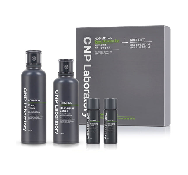 [MEN] CNP Laboratory HOMME Lab Basic Solution Set (4 Items) from Korea