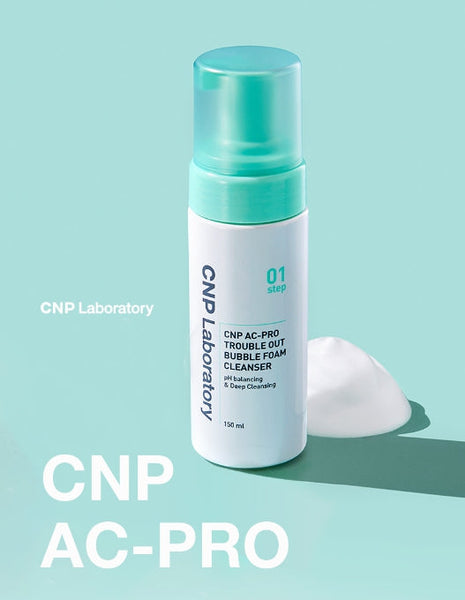 2 x CNP Laboratory AC-PRO Trouble Out Bubble Foam Cleanser 150ml from Korea