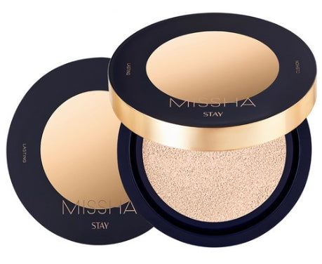 2 x MISSHA Stay Cushion 15g, 3 Colours, SPF40 PA++ from Korea