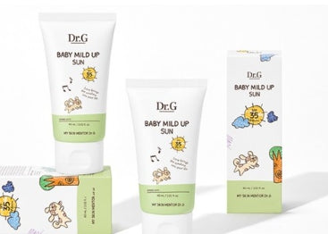 3 x Dr.G Baby Mild Up Sun Cream SPF35 PA+++ 60ml from Korea