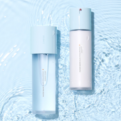 LANEIGE Water Bank Blue Hyaluronic Toner + Emulsion Set for Normal to Dry Skin from Korea