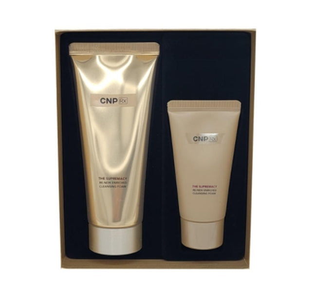 CNP Rx The Supremacy Re-New Enriched Cleansing Foam Set (200ml + 60ml) July 2025 from Korea