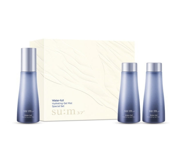 Su:m37 Water-full Hydrating Gel Mist May 2024 Set (3 Items) from Korea