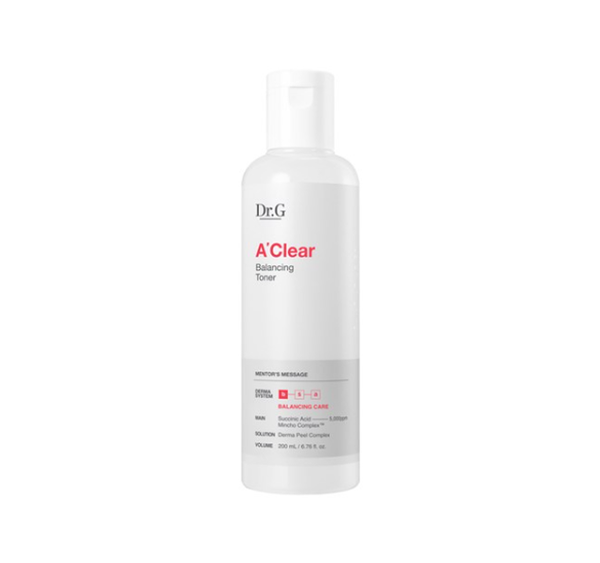 Dr.G A-Clear Balancing Toner 200ml from Korea by Dr.G