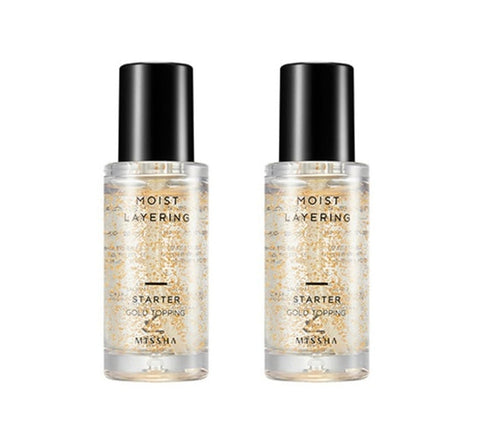 2 x MISSHA Moist Layering Starter (Gold Topping) 30ml from Korea