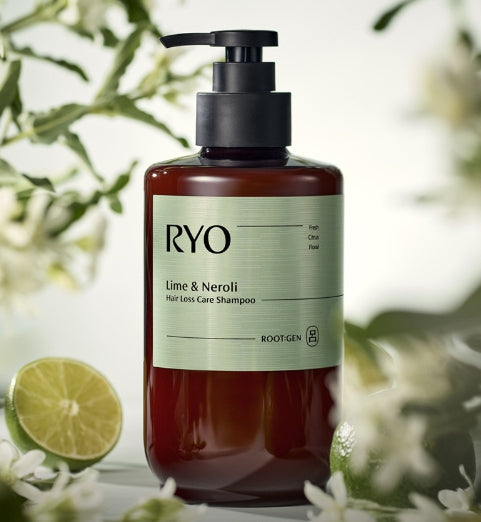 Ryo ROOT:GEN Lime & Neroli Hair Loss Care Shampoo 515ml from Korea