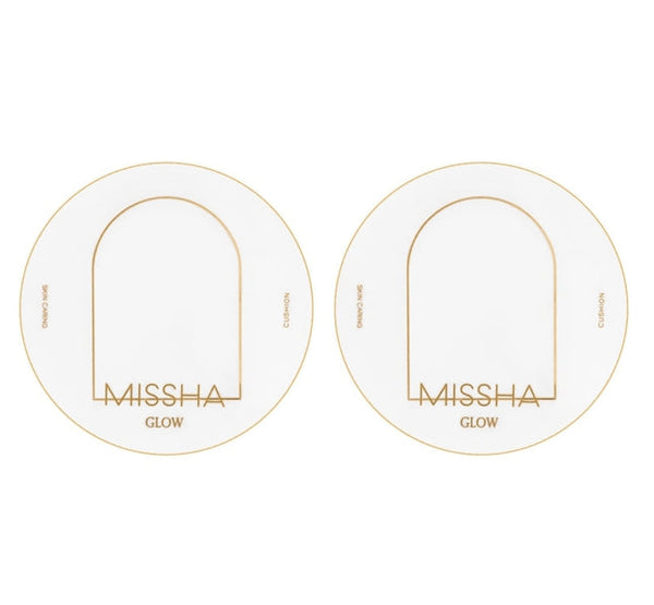 2 x MISSHA Glow Cushion Light 13g, SPF37 PA+++, 3 Colours from Korea by MISSHA