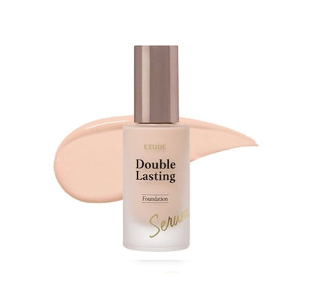 ETUDE Double Lasting Serum Skin Foundation 30g, SPF27 PA++, 7 Colours from Korea