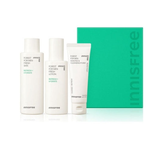 innisfree Forest For Men Fresh Skincare Set (3 Items) from Korea, innisfree Forest For Men Fresh Skincare Set (3 Items) from Korea_1