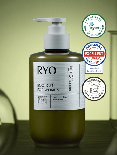 Ryo ROOT:GEN for Women Root Volumizing Hair Loss Care Shampoo 515ml + Ryo ROOT:GEN for Women Root Volumizing Hair Loss Care Treatment 515ml from Korea_H