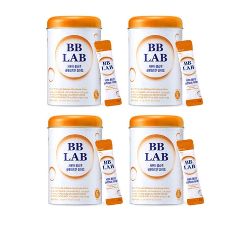 4 x Nutrione BB LAB Small Molecular Fish Collagen Glutathione White 30 Sticks from Korea