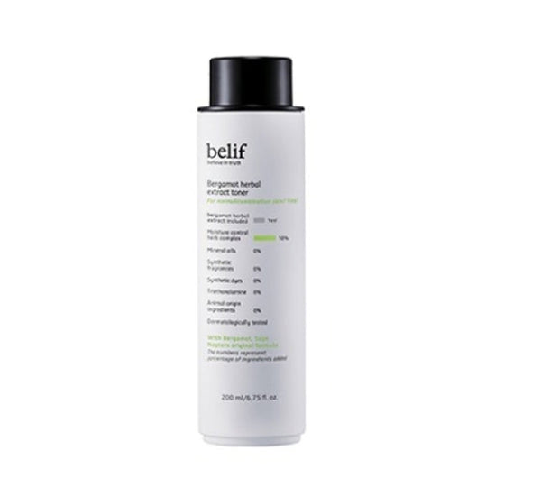 belif Bergamot Herbal Extract Toner 200ml from Korea