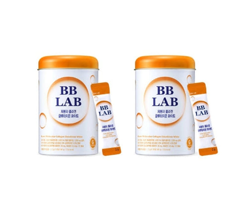 2 x Nutrione BB LAB Small Molecular Fish Collagen Glutathione White 30 Sticks from Korea