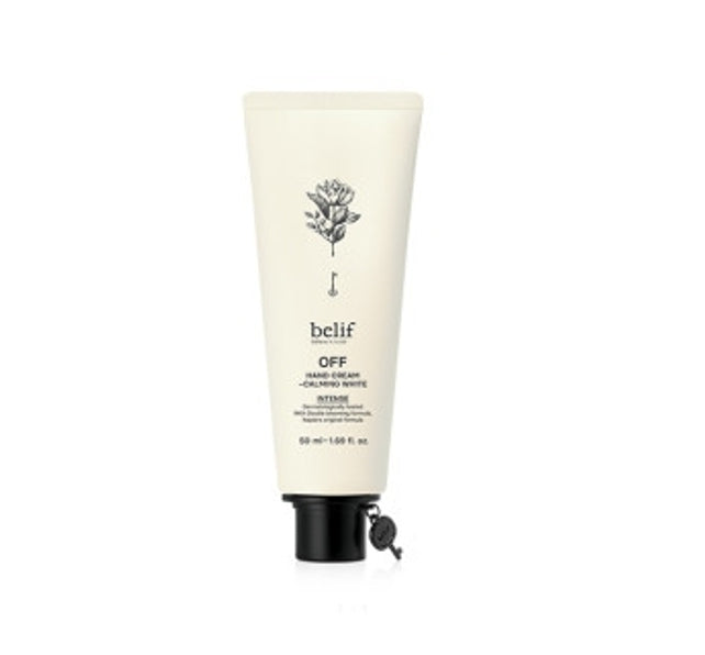 belif OFF Hand Cream Intense Calming White 50ml from Korea