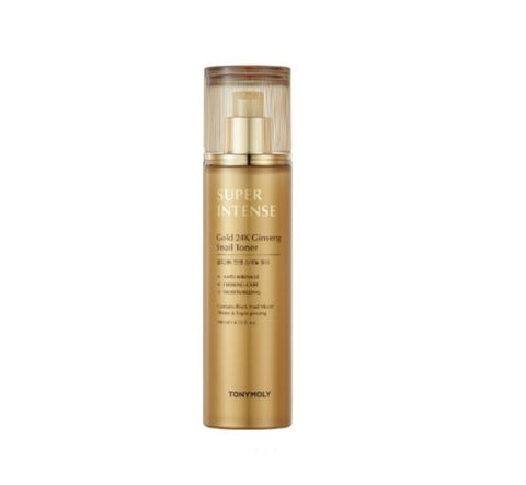 TONYMOLY Super Intense Gold 24K Gingseng Snail Toner 140ml from Korea by TONYMOLY