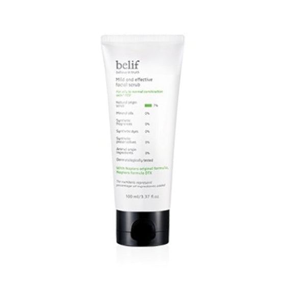 belif Mild and Effective Facial Scrub 100ml from Korea