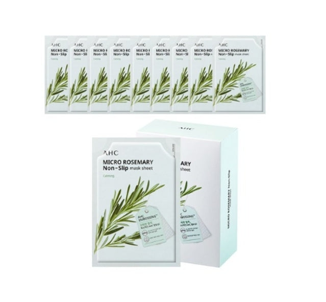 10 x AHC Micro Rosemary Non-Slip Mask Sheet from Korea