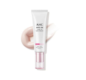 AHC Safe On Tone Up Sun Cream 50ml, SPF50+ PA ++++ from Korea