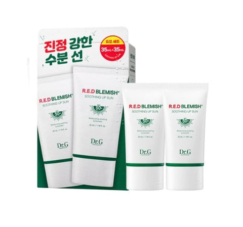 2 x Dr.G Red Blemish Soothing Up Sun 50ml, SPF50+ PA++++ from Korea