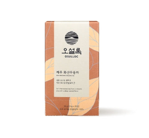 OSULLOC Jeju Volcanic Oolong Tea, 1 Box 20ea, from Korea_KT