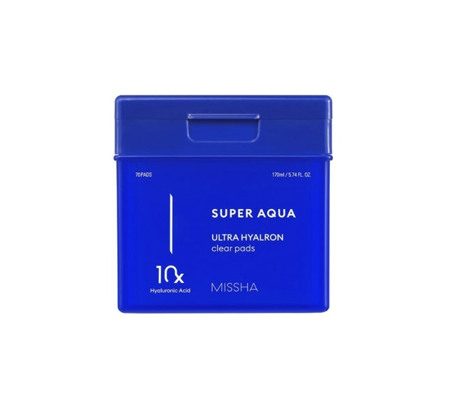 MISSHA Super Aqua Ultra Hyalron Clear Pad 170ml (70 ea) from Korea