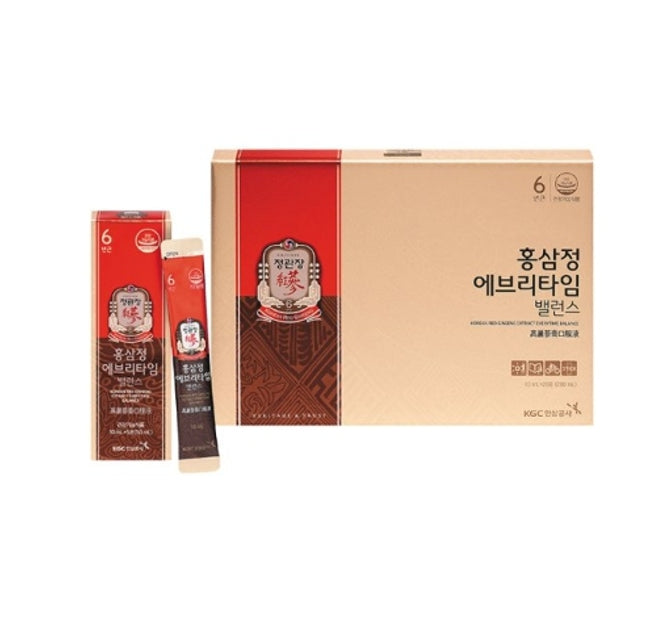 JungKwanJang Red Ginseng Extract Everytime Balance (10mL x 20 packets) from Korea by JungKwanJang