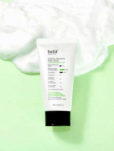 belif Creamy Cleansing Foam Moist 160ml from Korea