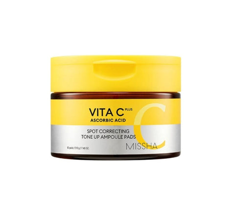 MISSHA Vita C Plus Ascorbic Acid Spot Correcting Ampoule Pads 80ea from Korea
