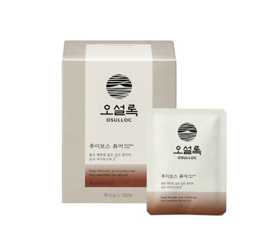 OSULLOC Rooibos Pure, 1 Box 10 Tea Bags, from Korea by OSULLOC