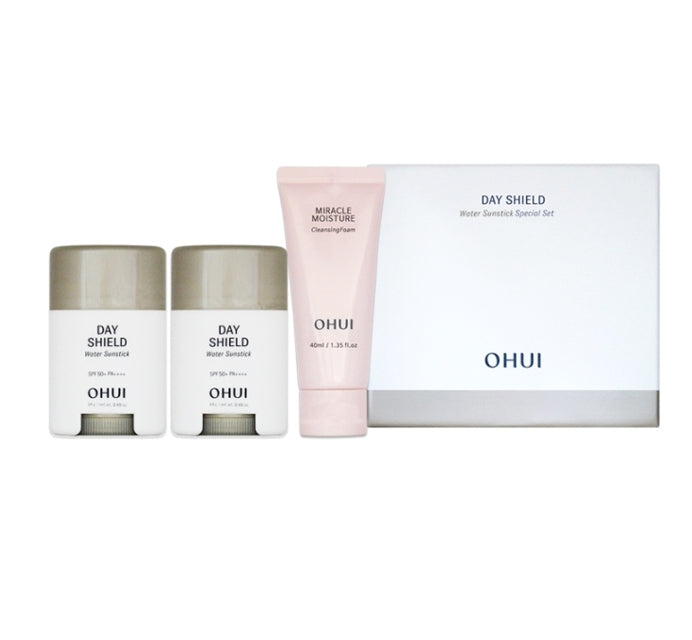 O HUI Day Shield Water Sun Stick Duo June 2025 Set (3 Items) SPF50+, PA++++ from Korea