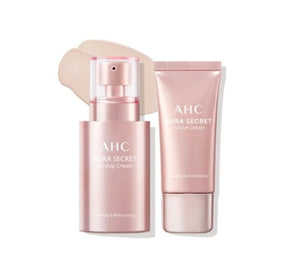 AHC Aura Secret Tone Up Cream Set (2 Items) SPF30 PA++ 50ml from Korea