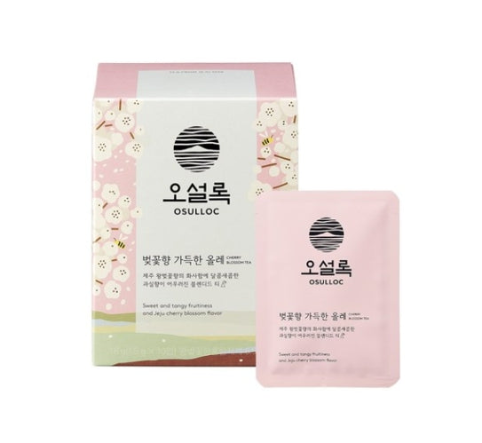 OSULLOC Cherry Blossom Blended Tea, 1 Box 10 Tea Bags from Korea by OSULLOC